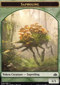 Saproling // Goblin Double-sided Token [Planechase Anthology Tokens] | Good Games North
