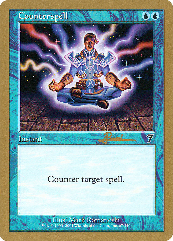Counterspell (Antoine Ruel) (7ED) [World Championship Decks 2001] | Good Games North