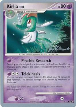 Kirlia LV.28 (8/17) (Psychic Lock - Jason Klaczynski) [World Championships 2008] | Good Games North