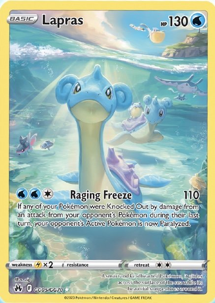 Lapras (GG05/GG70) [Sword & Shield: Crown Zenith] | Good Games North