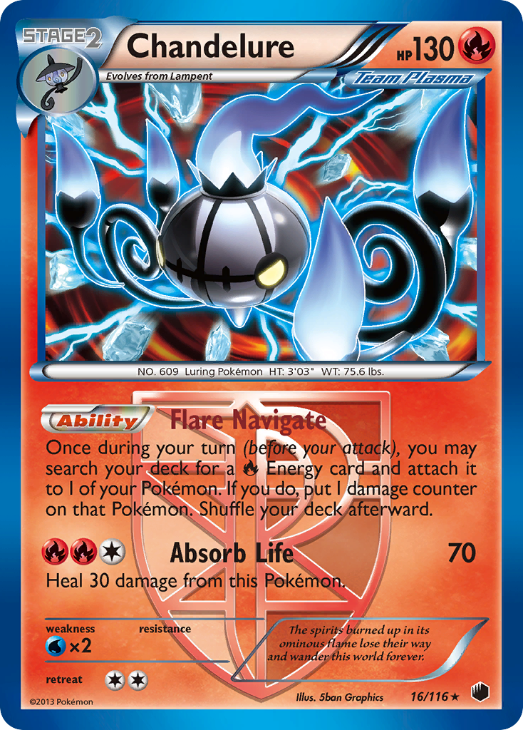 Chandelure (16/116) [Black & White: Plasma Freeze] | Good Games North