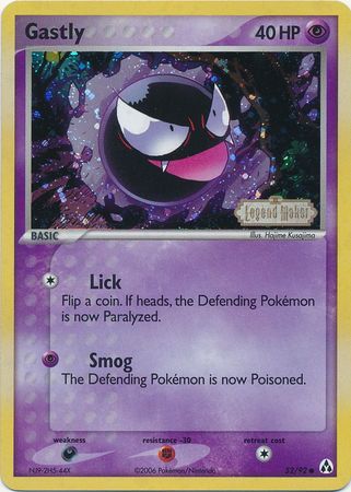 Gastly (52/92) (Stamped) [EX: Legend Maker] | Good Games North