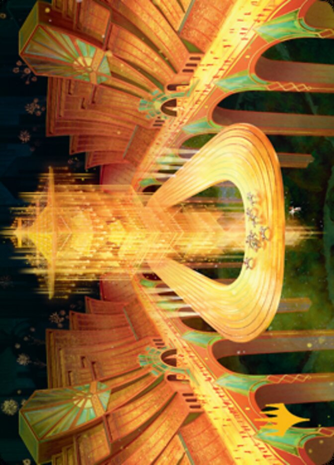 Racers' Ring Art Card (Gold-Stamped Signature) [Streets of New Capenna Art Series] | Good Games North