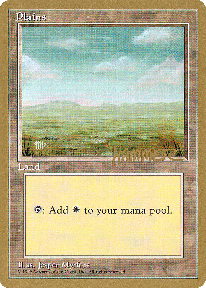 Plains (shr364) (Shawn "Hammer" Regnier) [Pro Tour Collector Set] | Good Games North