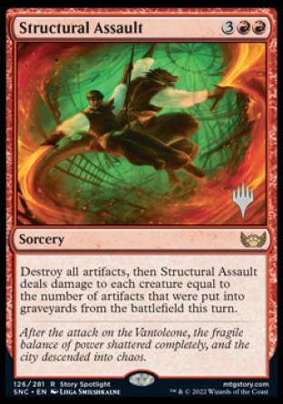 Structural Assault (Promo Pack) [Streets of New Capenna Promos] | Good Games North