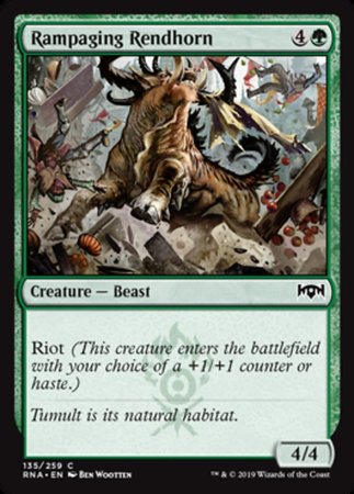 Rampaging Rendhorn [Ravnica Allegiance] | Good Games North