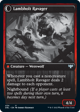 Lambholt Raconteur // Lambholt Ravager [Innistrad: Double Feature] | Good Games North