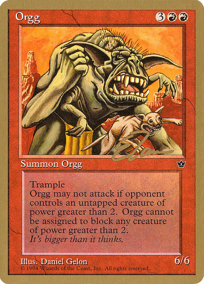 Orgg (Eric Tam) [Pro Tour Collector Set] | Good Games North