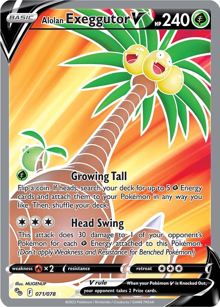 Alolan Exeggutor V (071/078) [Pokémon GO] | Good Games North