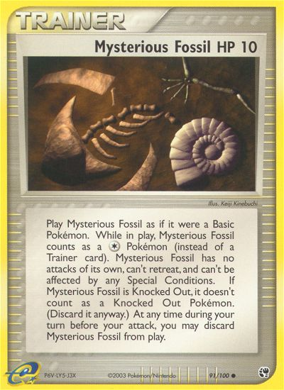 Mysterious Fossil (91/100) [EX: Sandstorm] | Good Games North