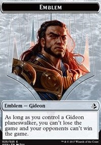 Emblem - Gideon of the Trials // Zombie Token [Amonkhet] | Good Games North
