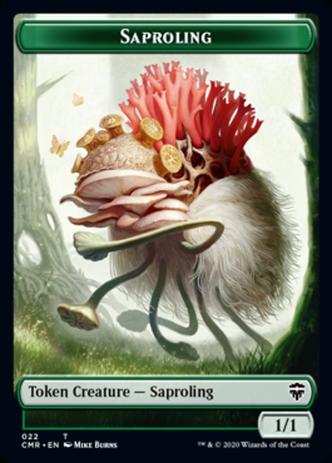 Illusion // Saproling Token [Commander Legends Tokens] | Good Games North