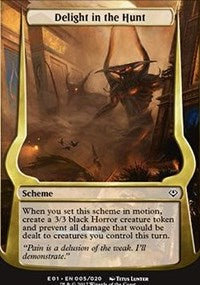 Delight in the Hunt (Archenemy: Nicol Bolas) [Archenemy: Nicol Bolas Schemes] | Good Games North