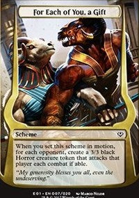 For Each of You, a Gift (Archenemy: Nicol Bolas) [Archenemy: Nicol Bolas Schemes] | Good Games North