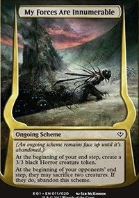 My Forces Are Innumerable (Archenemy: Nicol Bolas) [Archenemy: Nicol Bolas Schemes] | Good Games North