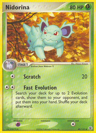 Nidorina (40/112) [EX: FireRed & LeafGreen] | Good Games North