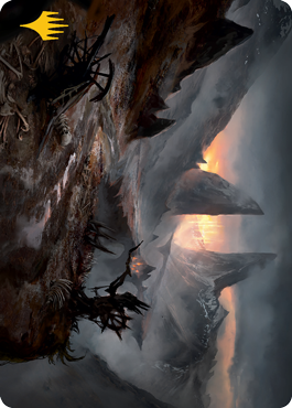 Haunted Ridge Art Card (Gold-Stamped Signature) [Innistrad: Midnight Hunt Art Series] | Good Games North