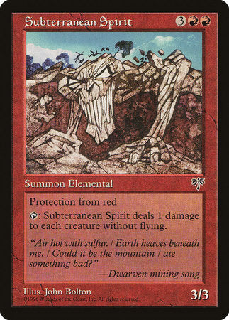 Subterranean Spirit [Mirage] | Good Games North