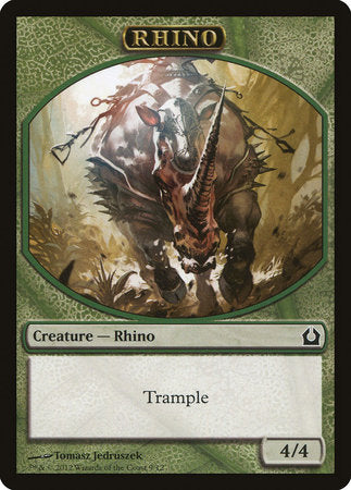 Rhino Token [Return to Ravnica Tokens] | Good Games North