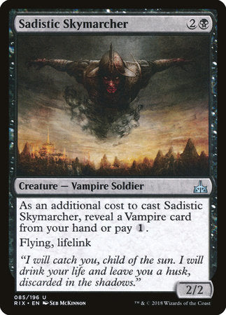 Sadistic Skymarcher [Rivals of Ixalan] | Good Games North
