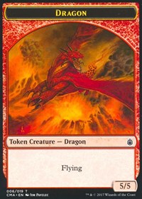 Dragon Token (006) [Commander Anthology Tokens] | Good Games North