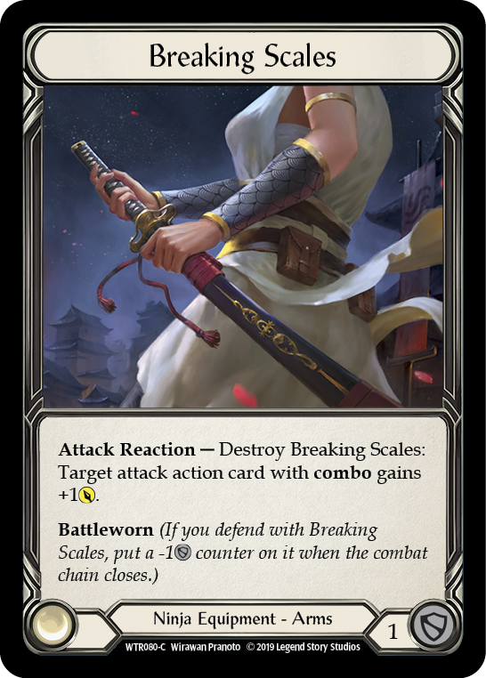 Breaking Scales [WTR080-C] Alpha Print Cold Foil | Good Games North