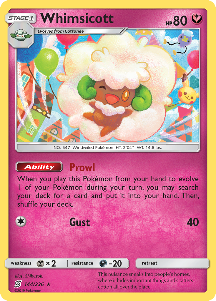 Whimsicott (144/236) [Sun & Moon: Unified Minds] | Good Games North