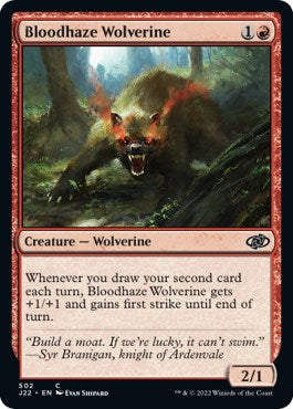 Bloodhaze Wolverine [Jumpstart 2022] | Good Games North
