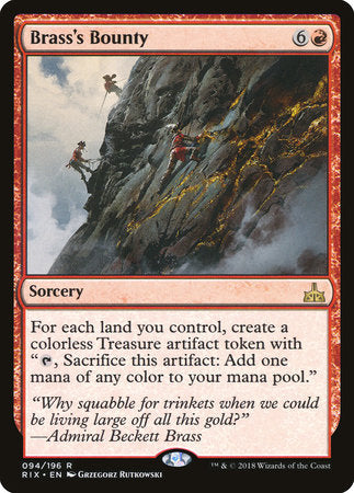 Brass's Bounty [Rivals of Ixalan] | Good Games North