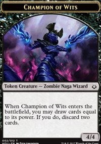 Champion of Wits Token [Hour of Devastation Tokens] | Good Games North