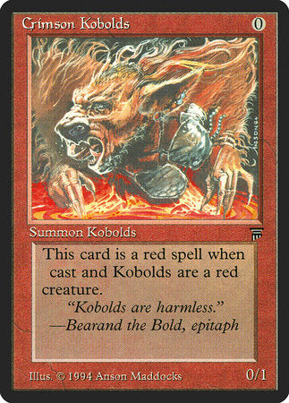 Crimson Kobolds [Legends] | Good Games North