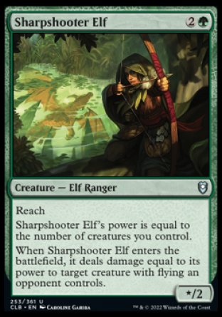 Sharpshooter Elf [Commander Legends: Battle for Baldur's Gate] | Good Games North