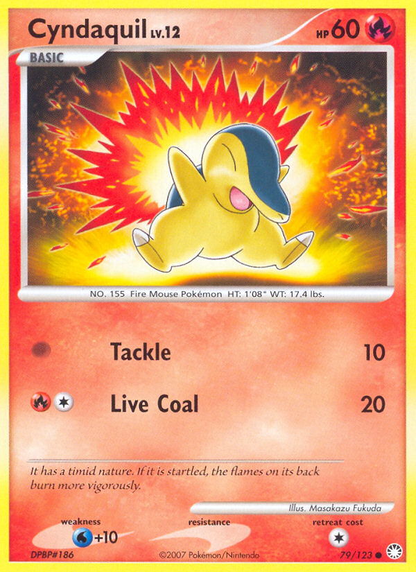 Cyndaquil (79/123) [Diamond & Pearl: Mysterious Treasures] | Good Games North