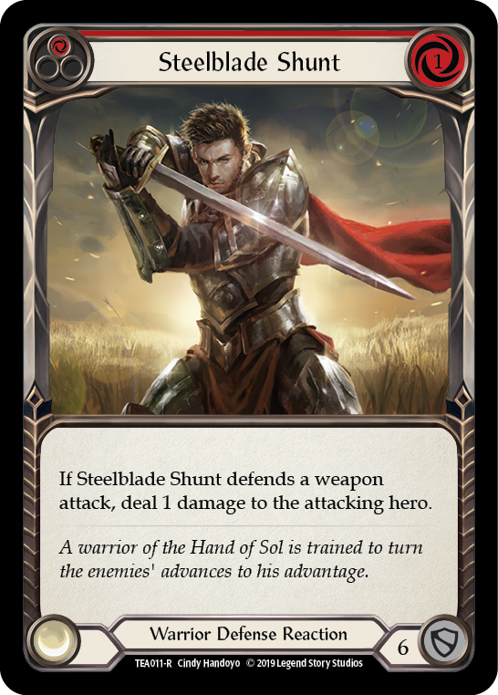Steelblade Shunt (Red) [TEA011-R] 1st Edition Normal | Good Games North