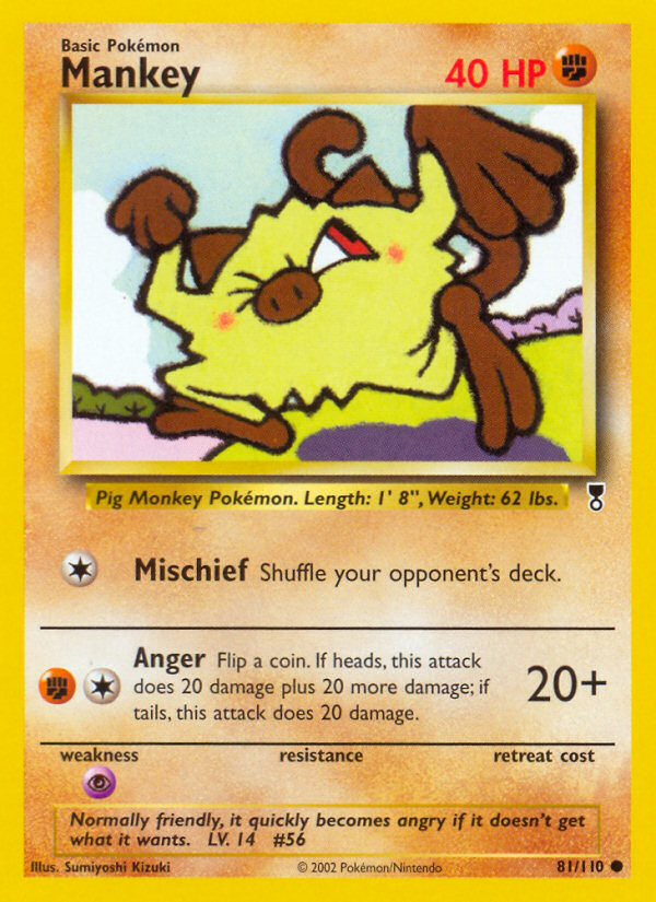 Mankey (81/110) [Legendary Collection] | Good Games North