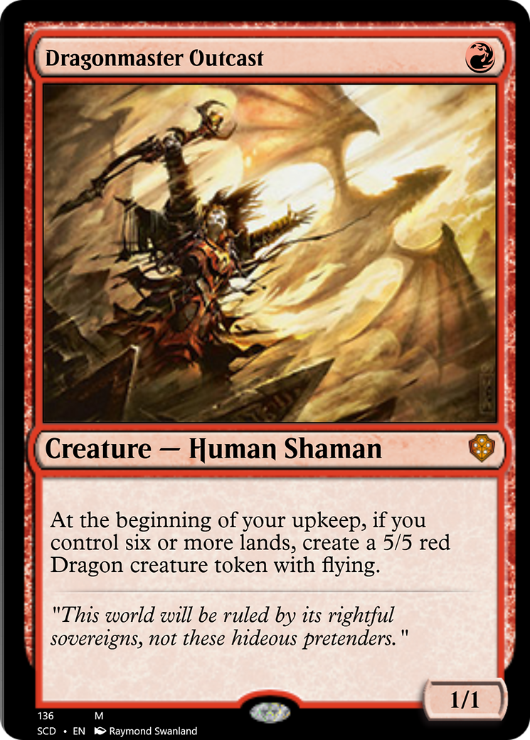 Dragonmaster Outcast [Starter Commander Decks] | Good Games North
