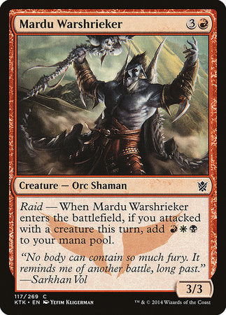 Mardu Warshrieker [Khans of Tarkir] | Good Games North