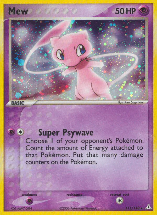 Mew (111/110) [EX: Holon Phantoms] | Good Games North