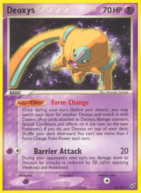 Deoxys (18/107) [EX: Deoxys] | Good Games North