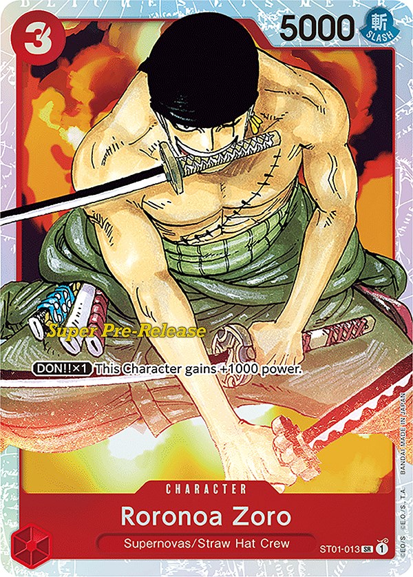 Roronoa Zoro [Super Pre-Release Starter Deck: Straw Hat Crew] | Good Games North