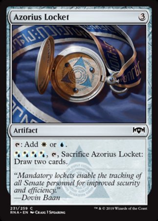 Azorius Locket [Ravnica Allegiance] | Good Games North