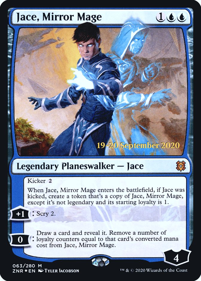 Jace, Mirror Mage  [Zendikar Rising Prerelease Promos] | Good Games North