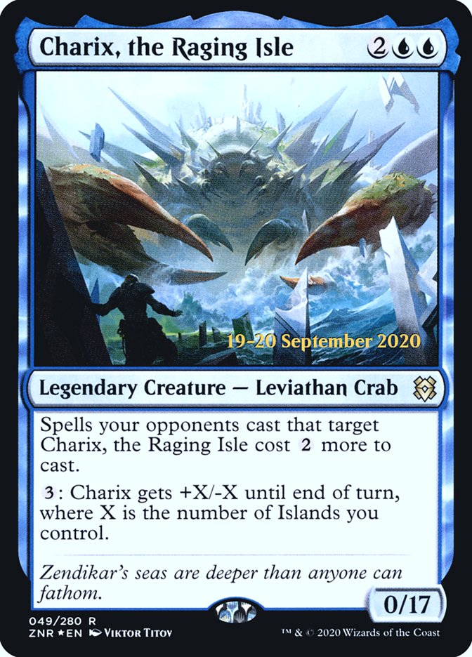 Charix, the Raging Isle  [Zendikar Rising Prerelease Promos] | Good Games North