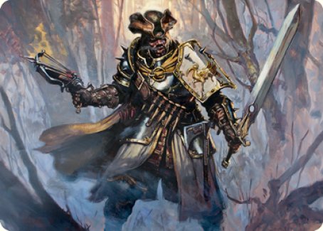 Brutal Cathar Art Card [Innistrad: Midnight Hunt Art Series] | Good Games North