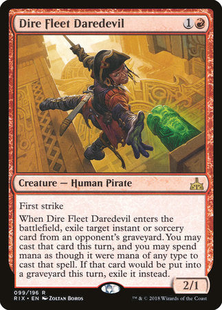 Dire Fleet Daredevil [Rivals of Ixalan] | Good Games North