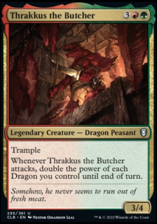 Thrakkus the Butcher [Commander Legends: Battle for Baldur's Gate] | Good Games North