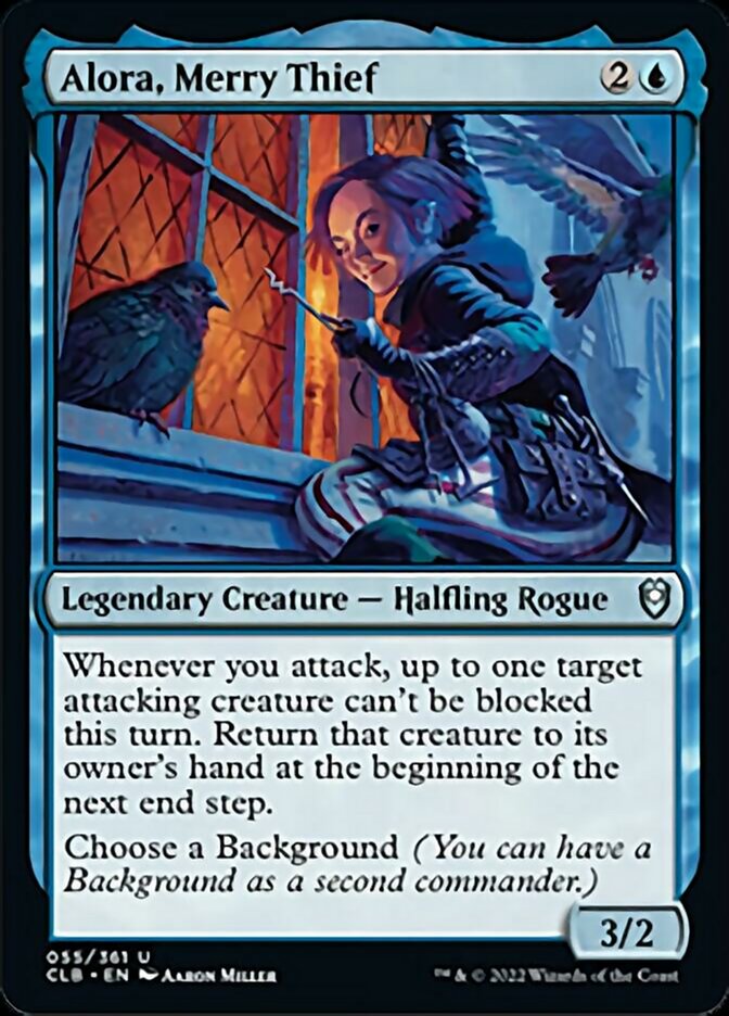 Alora, Merry Thief [Commander Legends: Battle for Baldur's Gate] | Good Games North