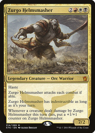 Zurgo Helmsmasher [Khans of Tarkir] | Good Games North
