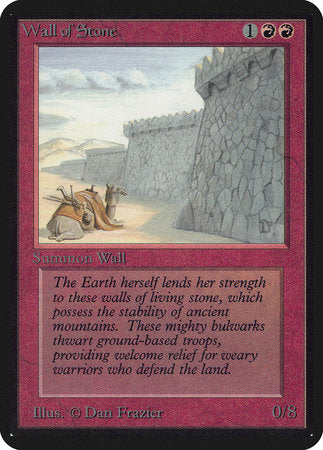 Wall of Stone [Limited Edition Alpha] | Good Games North