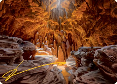 Den of the Bugbear Art Card (Gold-Stamped Signature) [Dungeons & Dragons: Adventures in the Forgotten Realms Art Series] | Good Games North